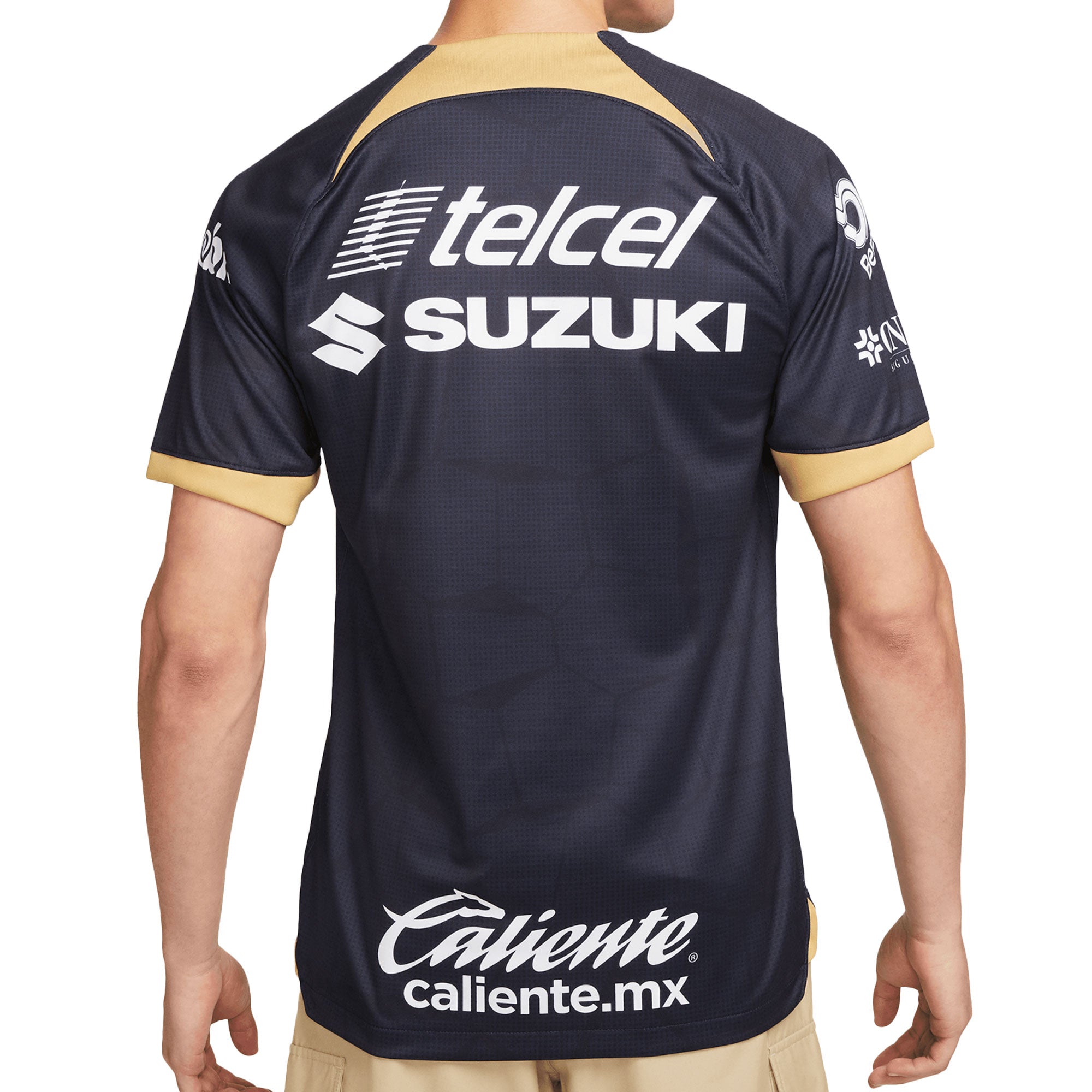 Nike Men's Pumas UNAM 2023/24 Away Jersey Obsidian/Gold - Image 2