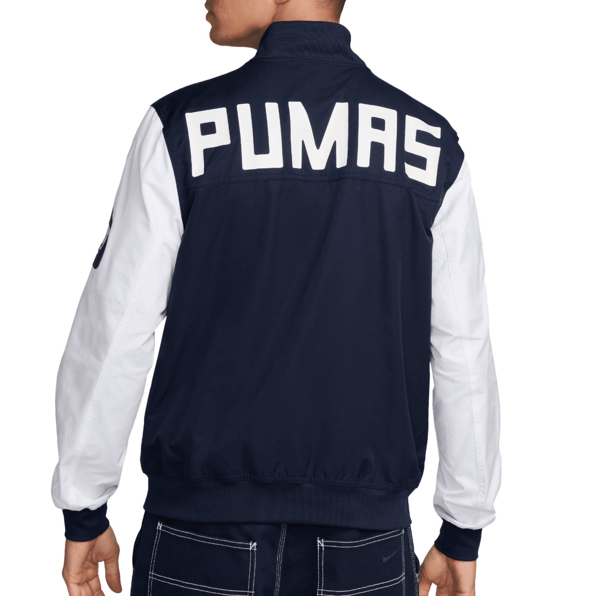 Nike Men's Pumas UNAM 2024/25 Unlined Bomber Jacket Obsidian/White - Image 2