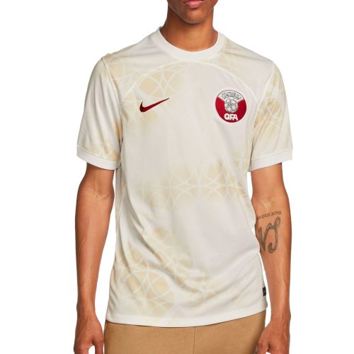 Nike Men's Qatar 2022/23 Away Jersey White/Desert Maroon
