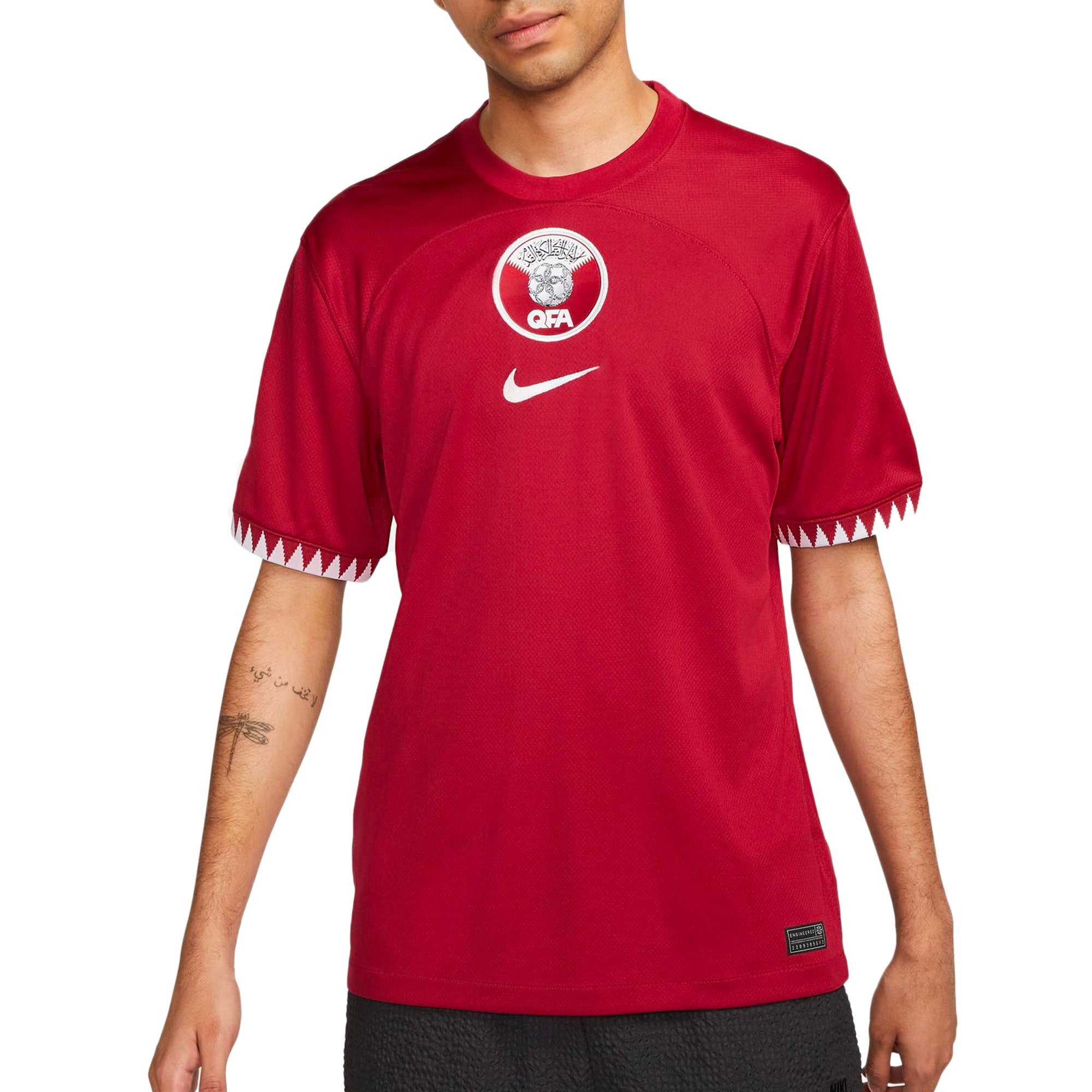 Nike Men's Qatar 2022/23 Home Jersey Desert Maroon/White
