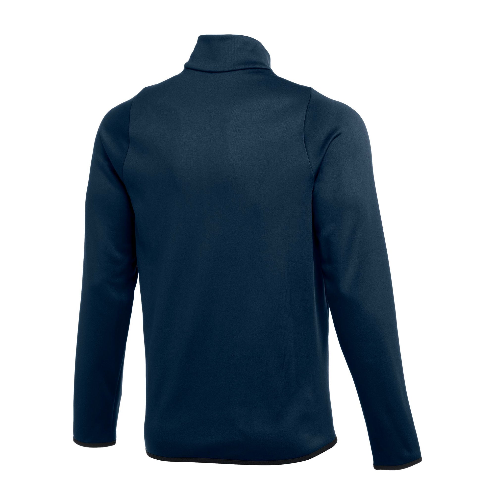 Nike Men's Therma Long Sleeve 2/4 Zip Pullover Top Navy/White - Image 2