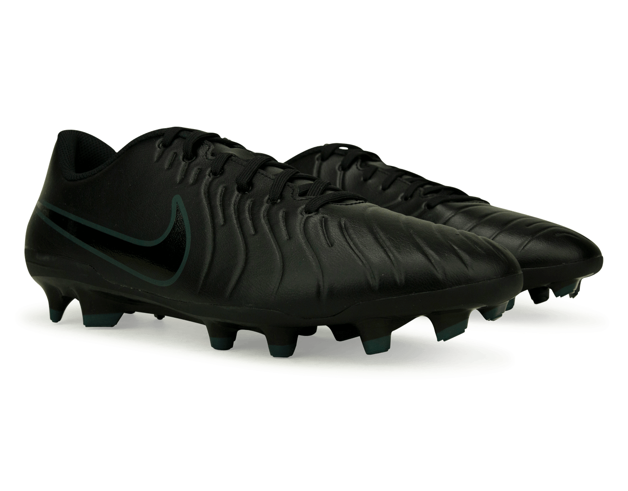 Nike Men's Tiempo Legend 10 Club FG/MG Black/Deep Jungle - Image 3