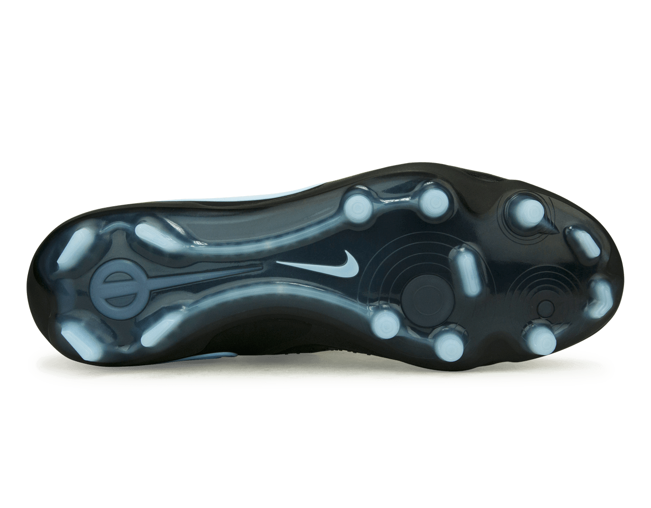 Nike Men's Tiempo Legend 10 Elite FG Black/Ice Blue - Image 4