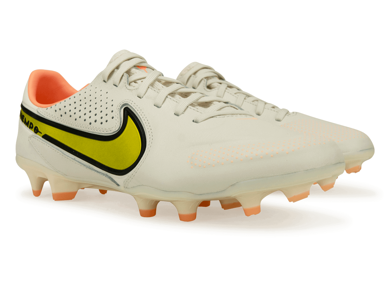 Nike Men's Tiempo Legend 9 Pro FG Phantom/Sunset Glow - Image 3