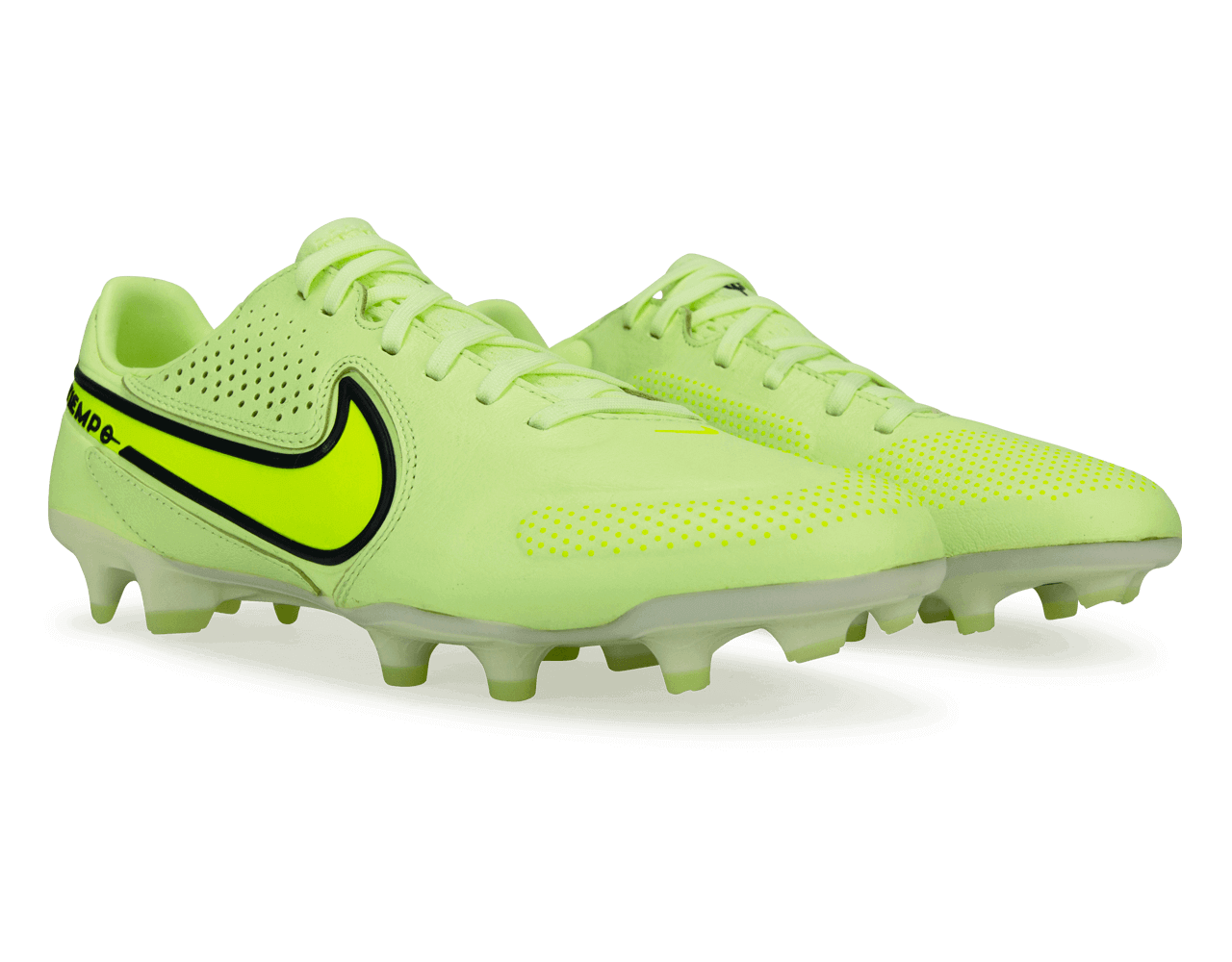 Nike Men's Tiempo Legend 9 Pro FG Volt/White - Image 3