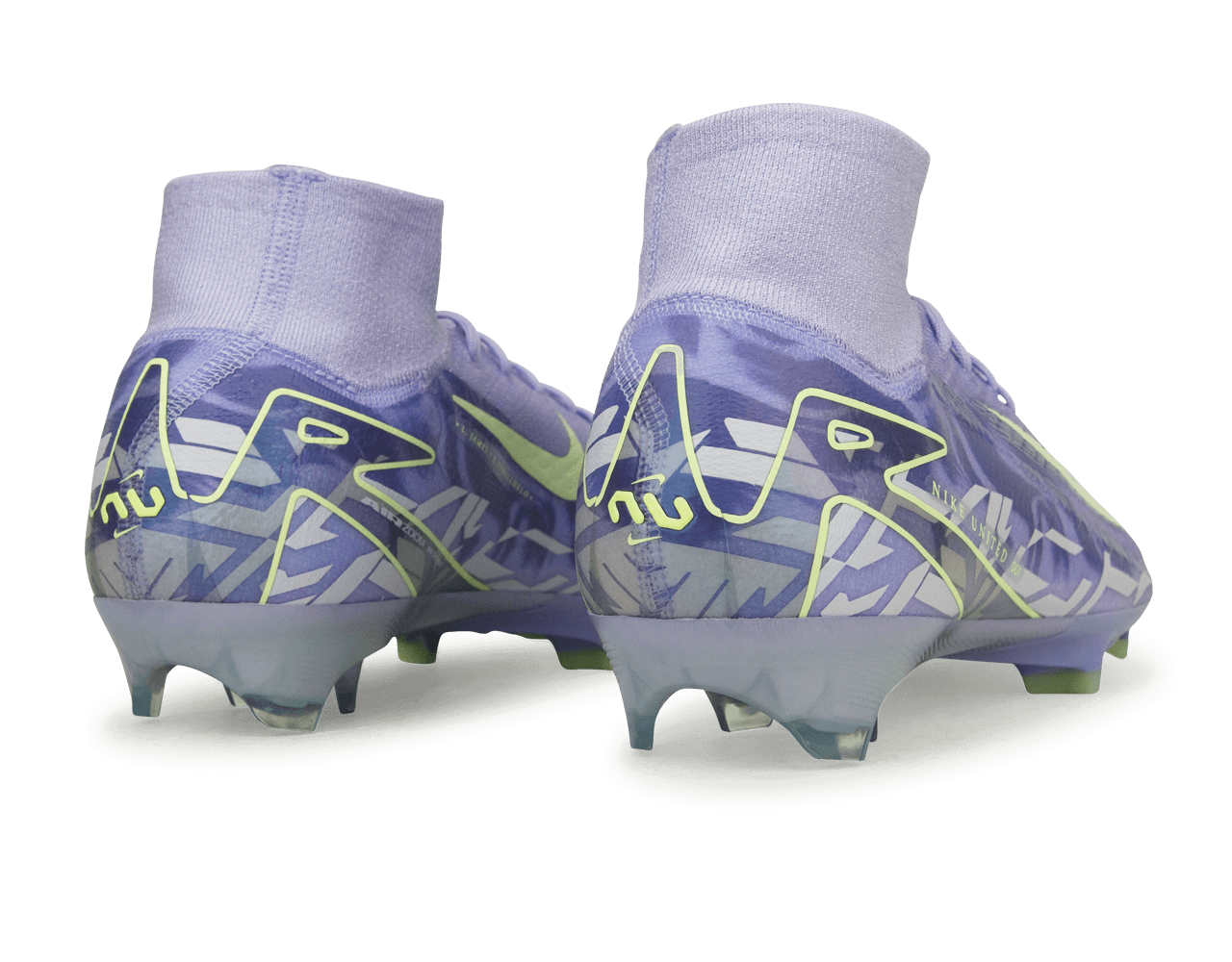 Nike Men's United Mercurial Superfly 10 Elite FG Purple Agate/Barely Volt - Image 5
