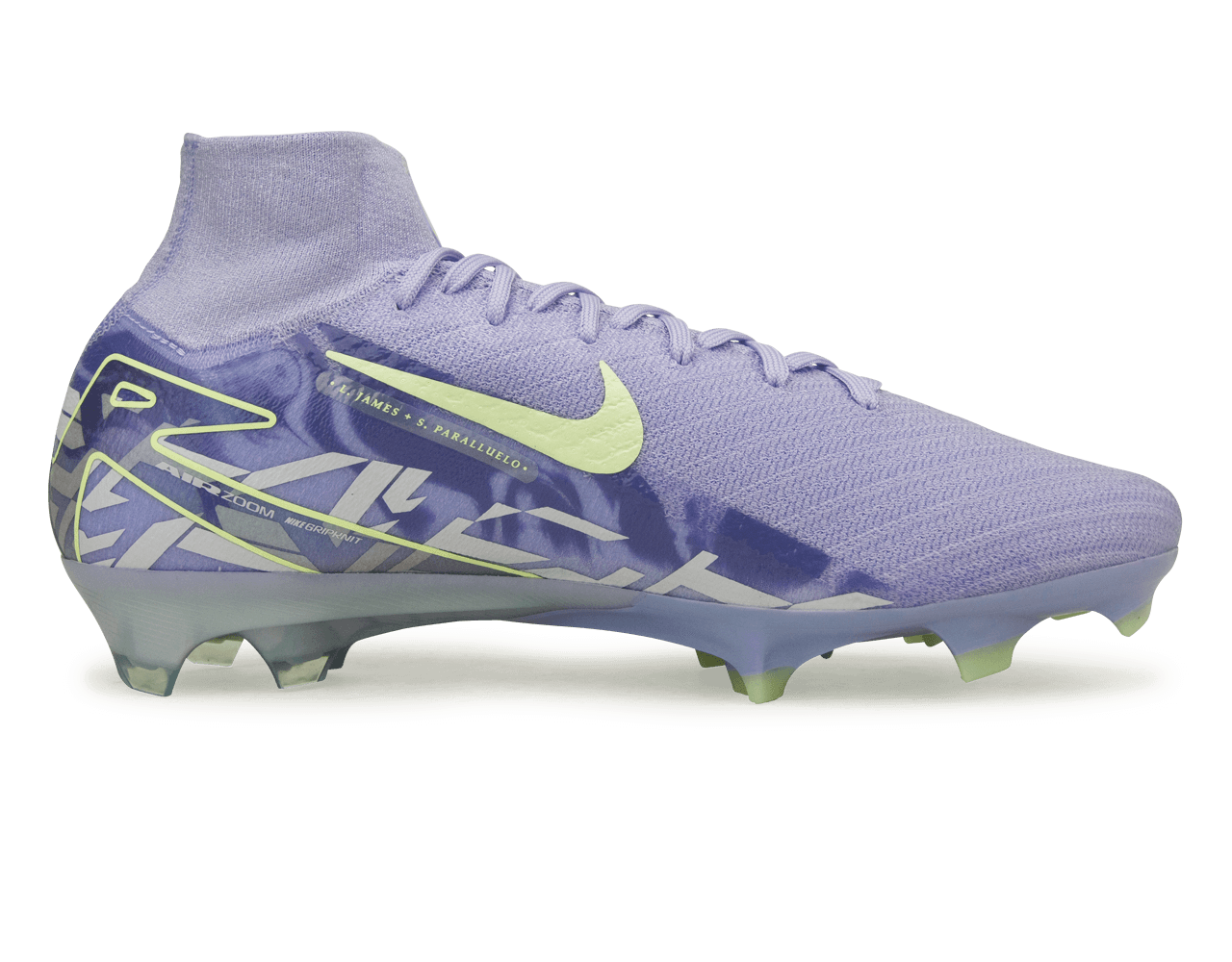 Nike Men's United Mercurial Superfly 10 Elite FG Purple Agate/Barely Volt - Image 2