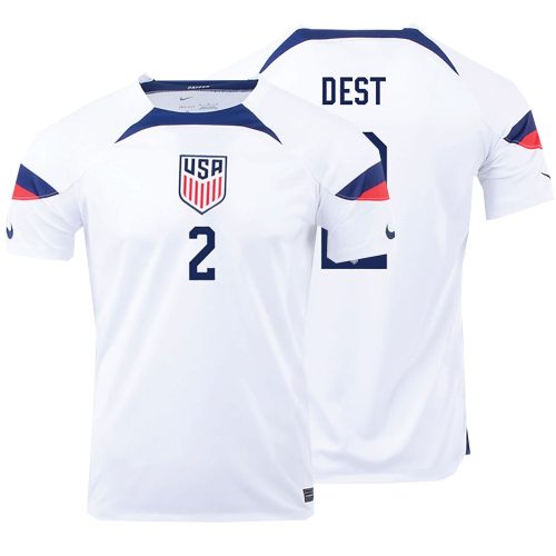 Nike Men's USA 2022/23 Home Jersey w/ Dest #2 Printing