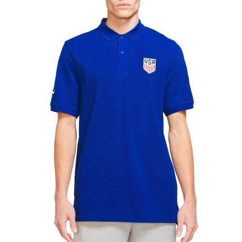Nike Men's USA 2022/23 Polo Shirt Old Royal/White