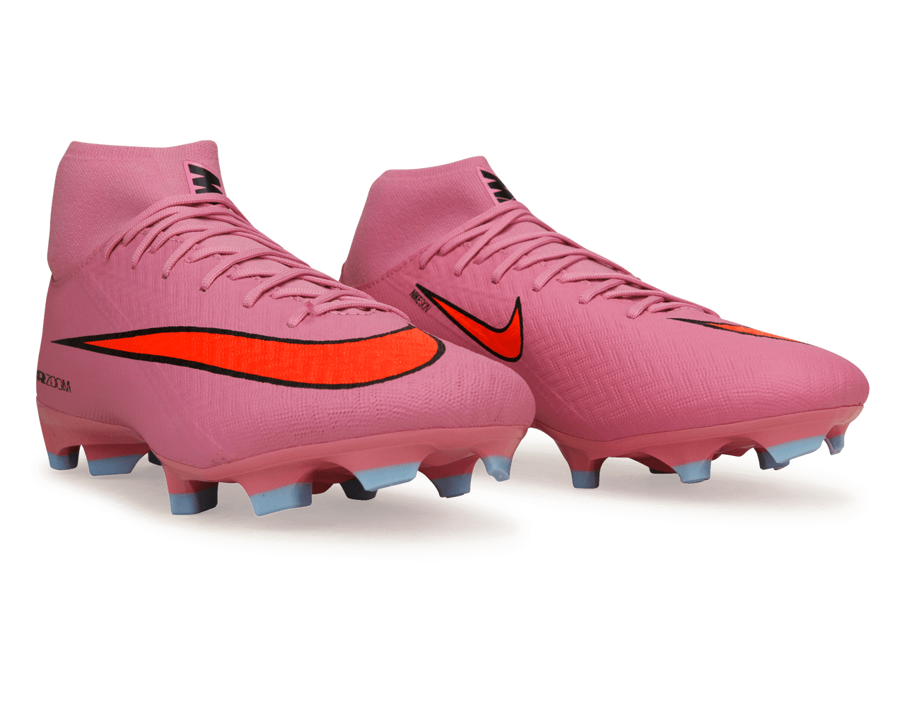 Nike Men's Zoom Mercurial Superfly 10 Academy FG/MG Magic Flamingo/Black - Image 3