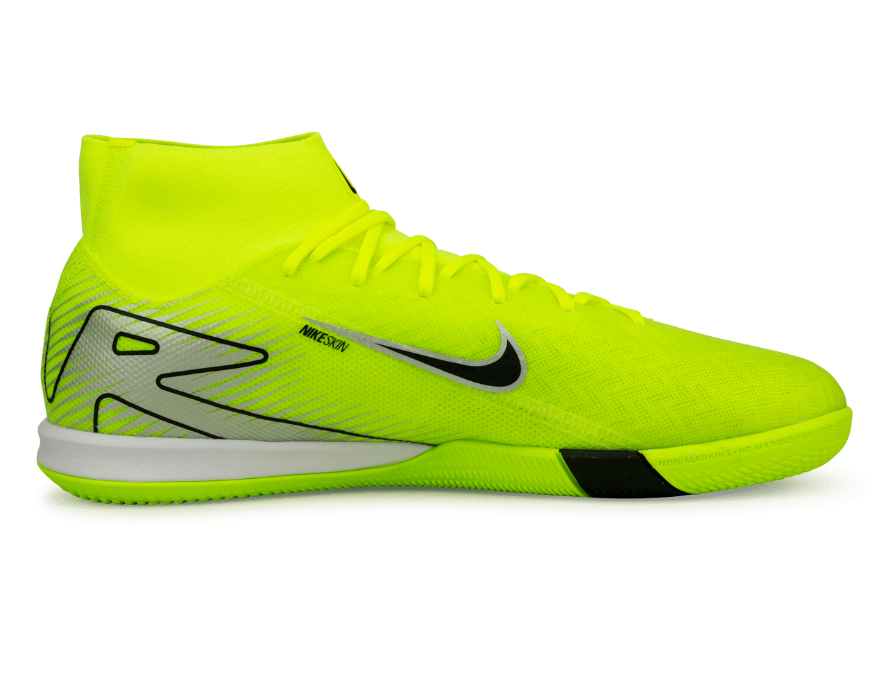 Nike Men's Zoom Mercurial Superfly 10 Academy IC Volt/Black - Image 2