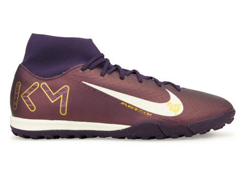 Nike Men's Zoom Mercurial Superfly 10 Academy KM TF Grand Purple/Pale Ivory