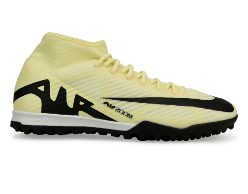 Nike Men's Zoom Mercurial Superfly 9 Academy TF Lemonade/Black