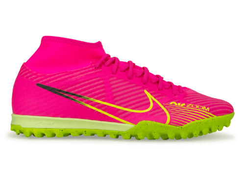 Nike Men's Zoom Mercurial Superfly 9 Academy TF Pink/Volt