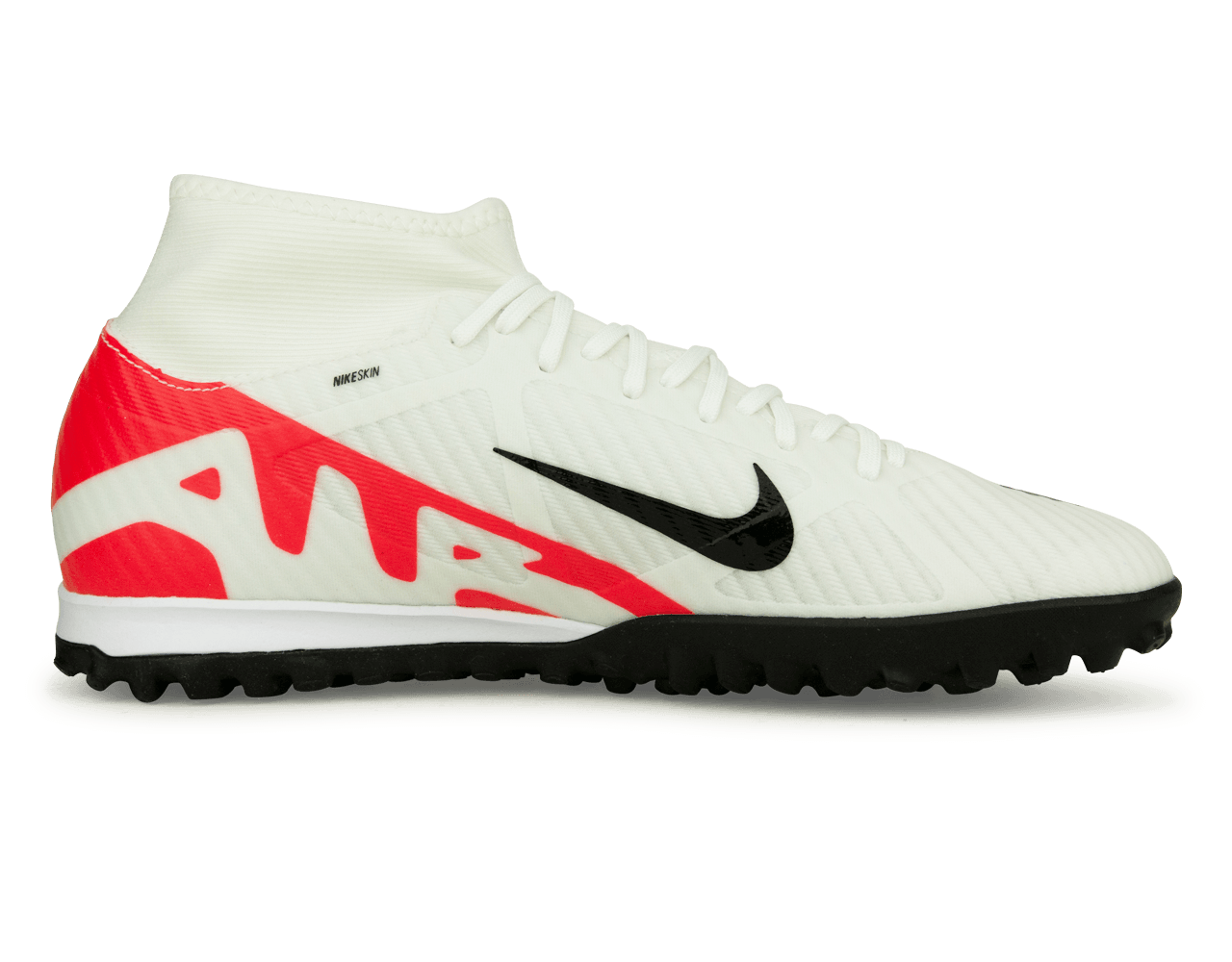 Nike Men's Zoom Mercurial Superfly 9 Academy TF White/Red - Image 2