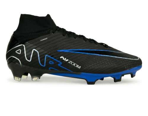 Nike Men's Zoom Mercurial Superfly 9 Elite FG Black/Blue