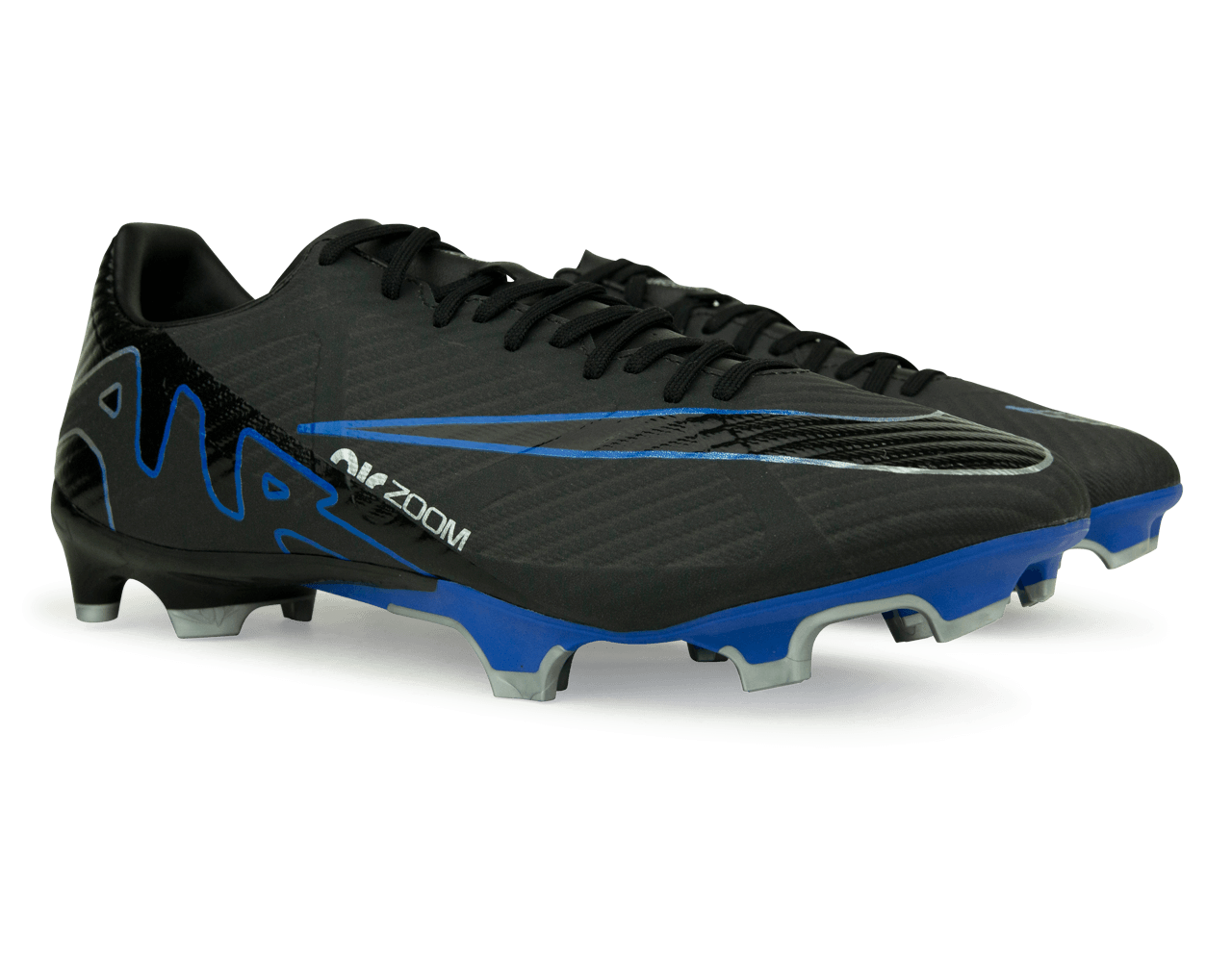 Nike Men's Zoom Mercurial Vapor 15 Academy FG/MG Black/Blue - Image 3