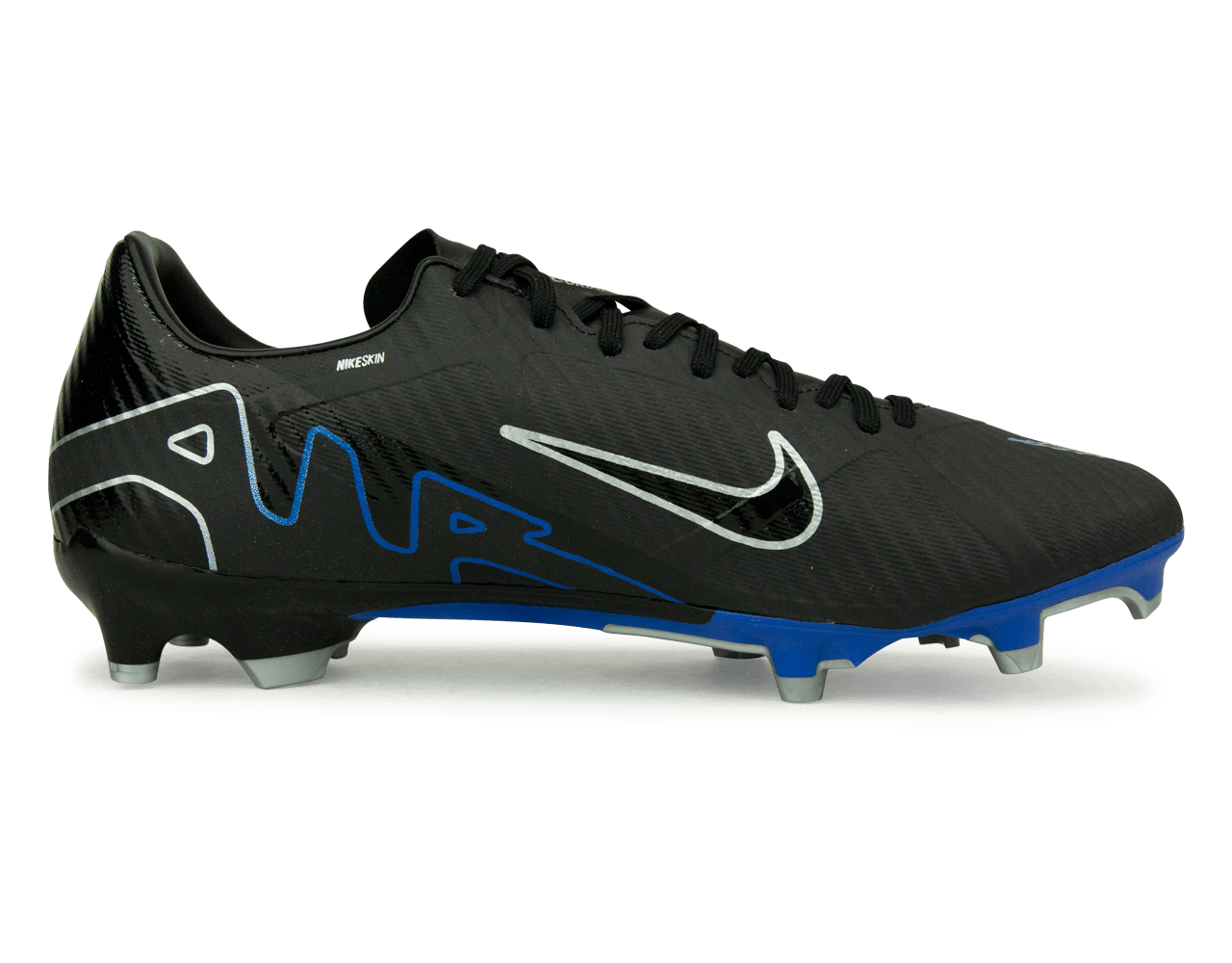 Nike Men's Zoom Mercurial Vapor 15 Academy FG/MG Black/Blue - Image 2