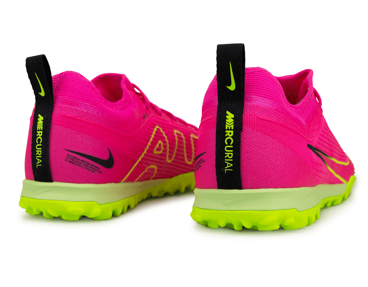 Nike Men's Zoom Mercurial Vapor 15 Pro TF Pink/Volt - Image 4