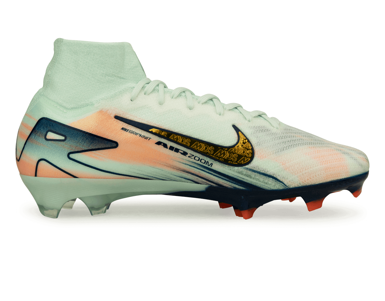 Nike Men's Zoom Mercurial Superfly 10 Elite MDS 009 FG Barely Green/Metallic Gold - Image 2