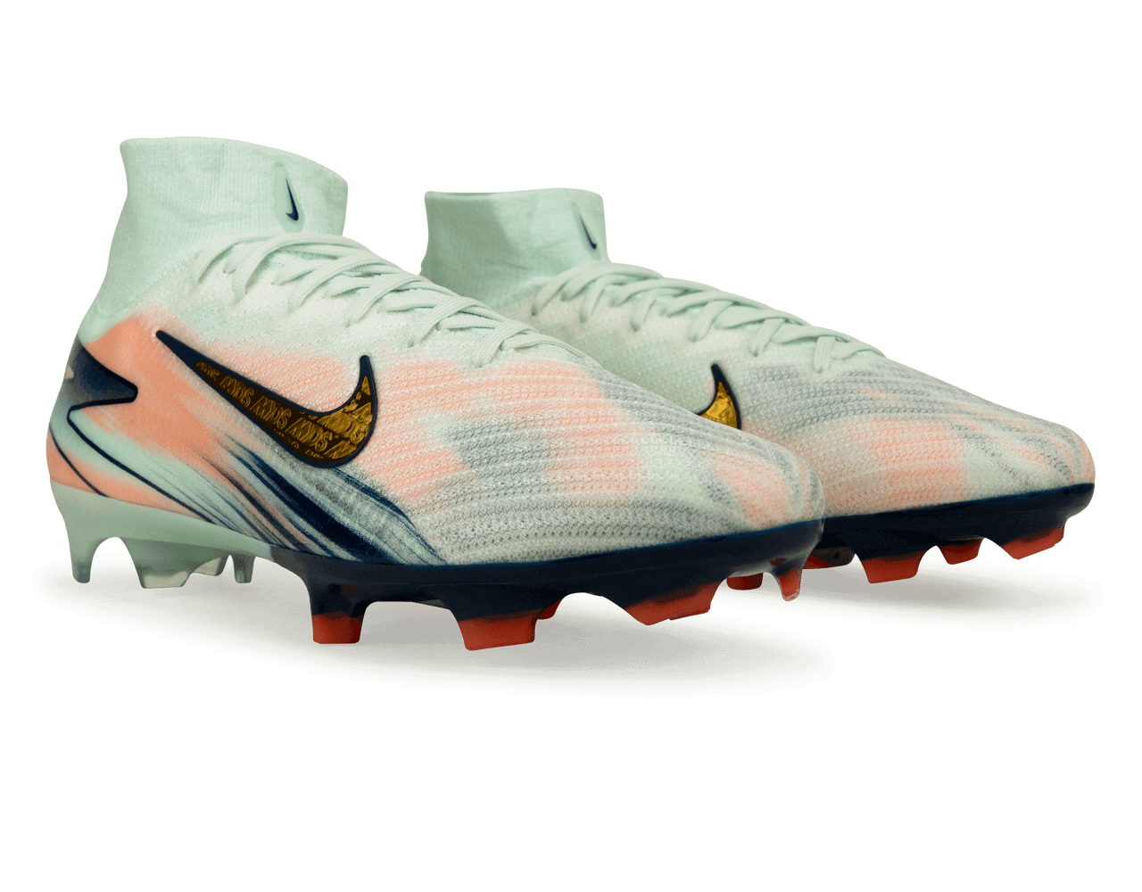 Nike Men's Zoom Mercurial Superfly 10 Elite MDS 009 FG Barely Green/Metallic Gold - Image 4