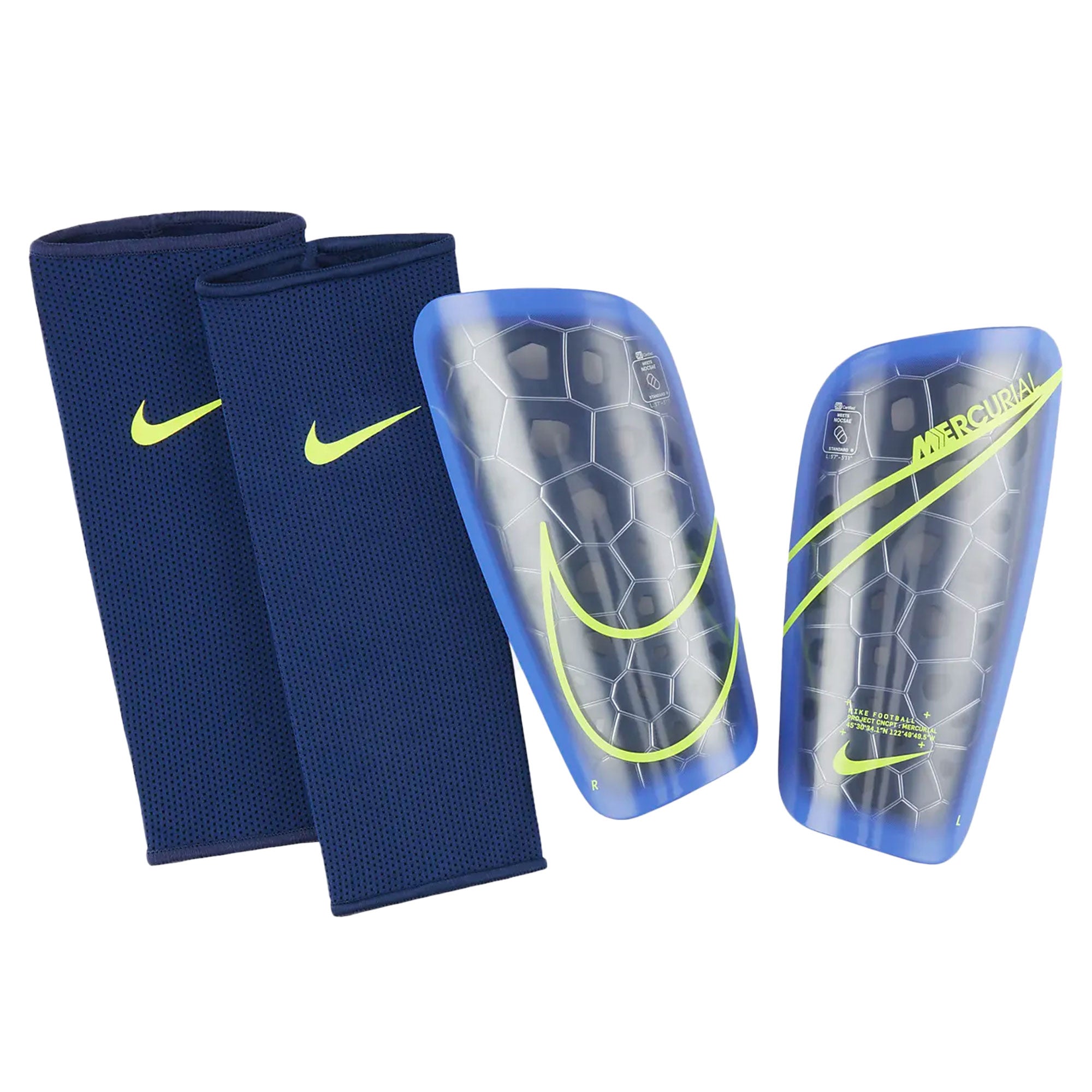 Nike Mercurial Lite Shinguards Blue Void/Sapphire