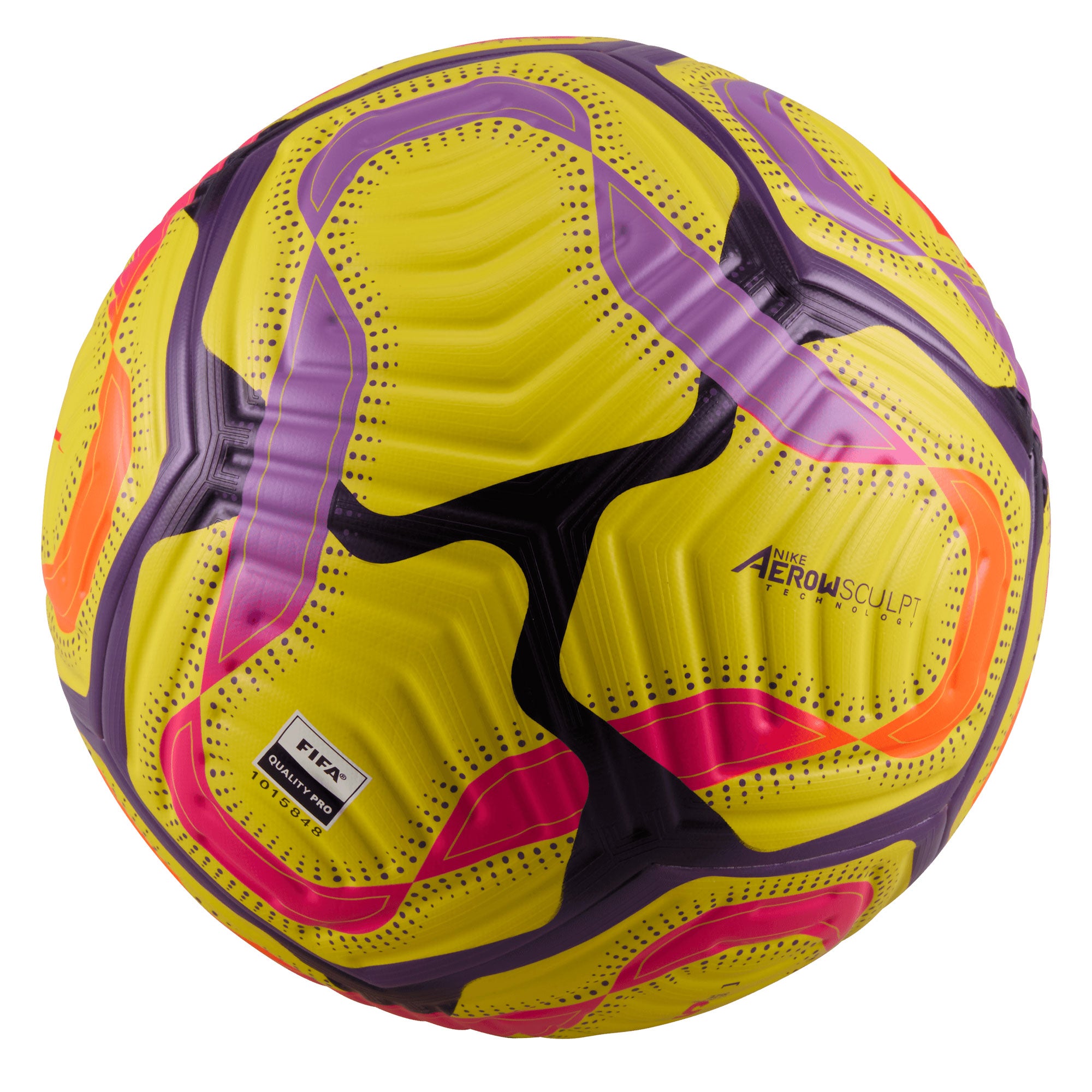 Nike Premier League 2024/25 Flight Official Match Ball Yellow/Bright Crimson - Image 2