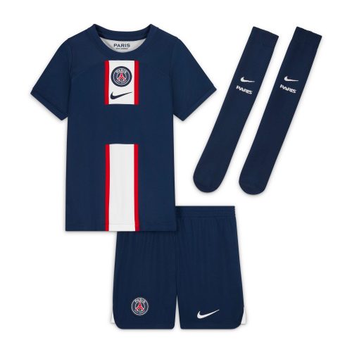 Nike Kids PSG 2022/23 Home Minikit Midnight Navy/white