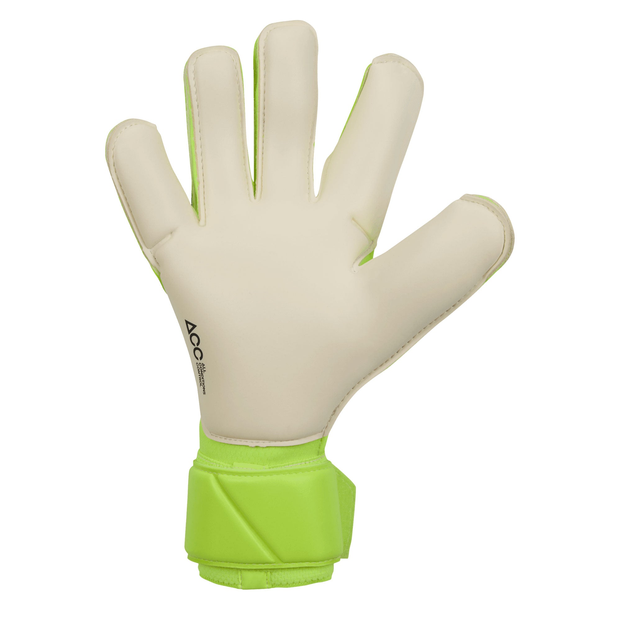 Nike Men's Vapor Grip 3 Goalkeeper Gloves Volt/Black/Metallic Silver - Image 3