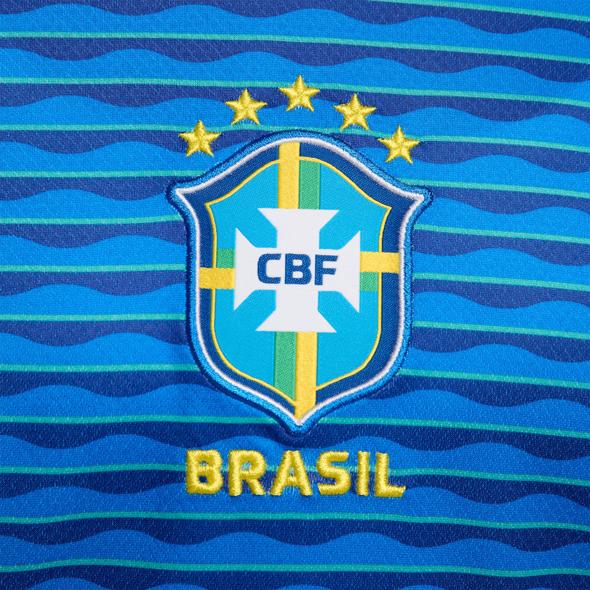 Nike Women's Brazil 2024/25 Away Jersey Blue/Green - Image 3