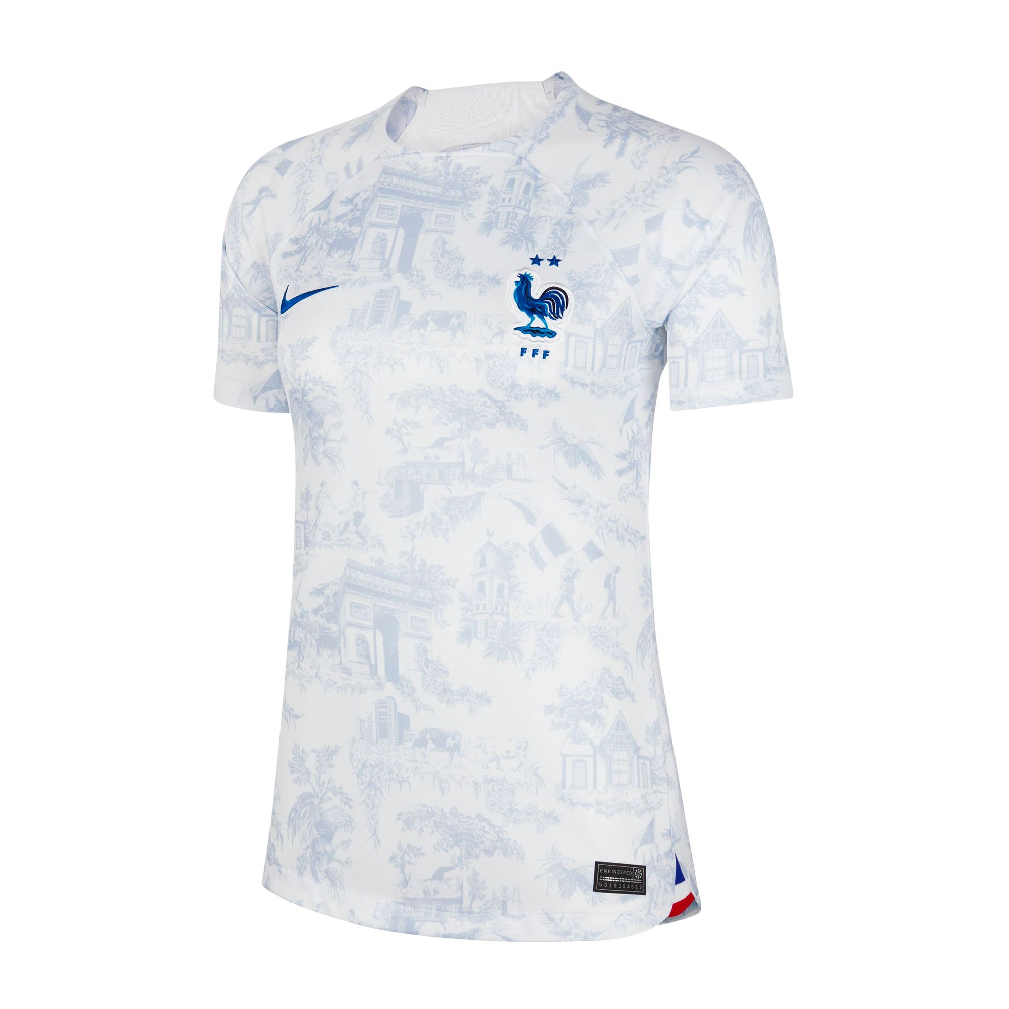 Nike Women's France 2022/23 Away Jersey White/Game Royal