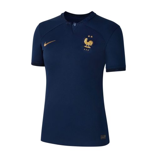 Nike Women's France 2022/23 Home Jersey Midnight Navy/Metallic Gold