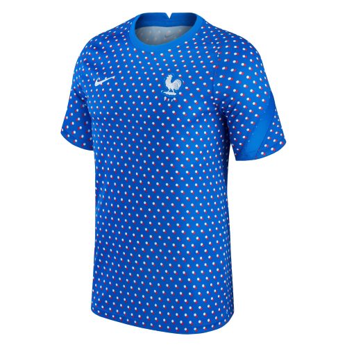 Nike Women's France 2022 Training Jersey Hyper Cobalt/White