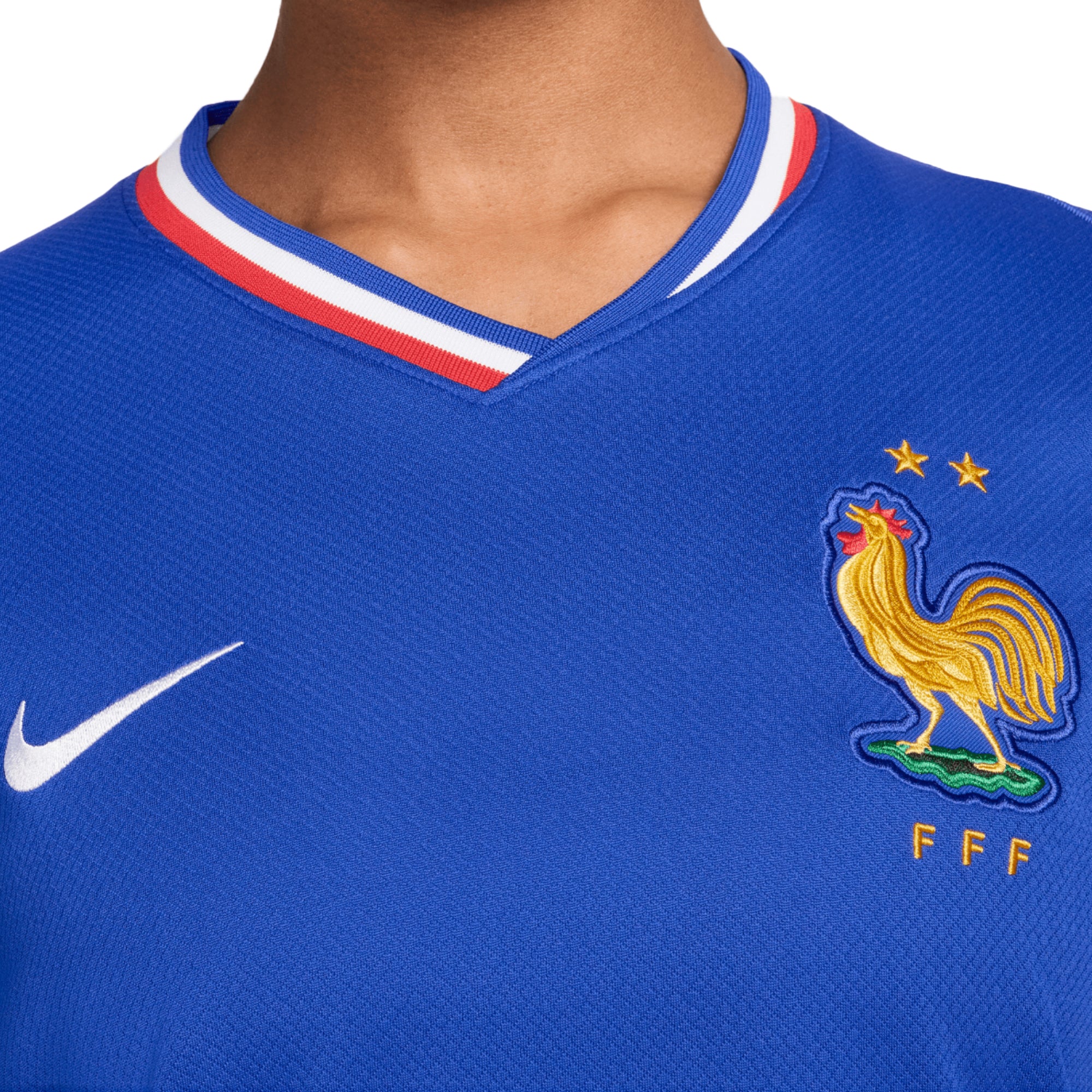 Nike Women's France 2024/25 Home Jersey Blue/Red - Image 3