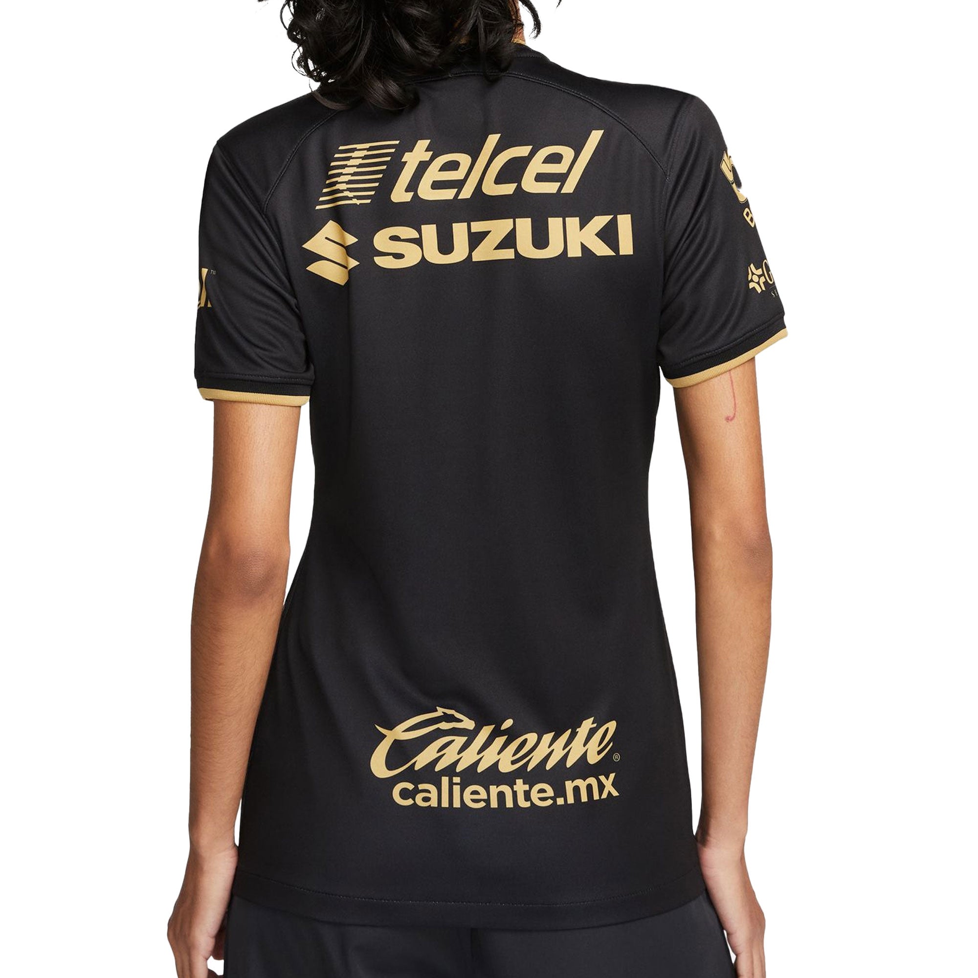 Nike Women's Pumas UNAM 2022/23 Third Jersey Black/Gold - Image 2