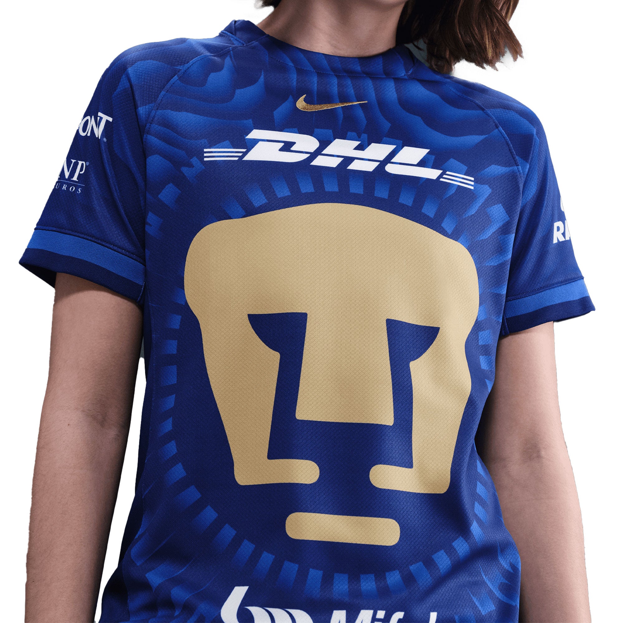 Nike Women's Pumas UNAM 2025/26 Away Jersey Royal/White/Gold - Image 3