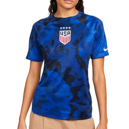 Nike Women's USA 2022/23 Away Jersey W/Stars Bright Blue/Dark Obsidian