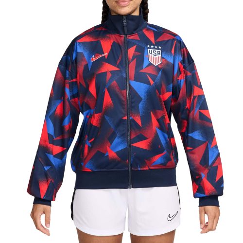 Nike Women's USA Academy Pro Dri-FIT Anthem Jacket Navy/Red