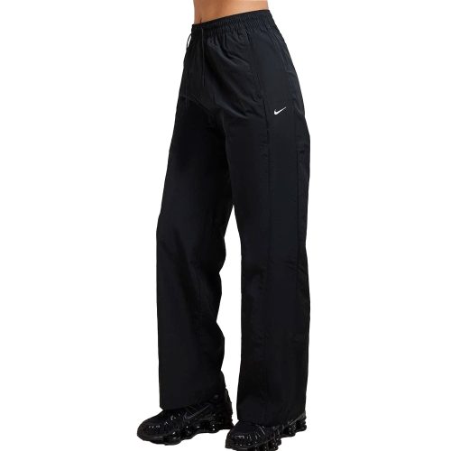 Nike Women's Windrunner High-Waisted Woven Open-Hem Pants Black