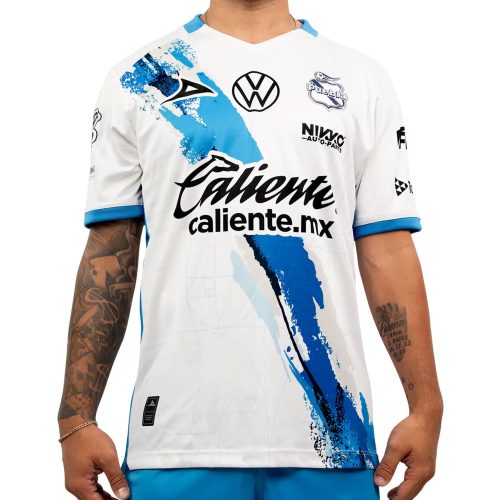 Pirma Men's Puebla 2025/26 Home Jersey White/Black/Blue