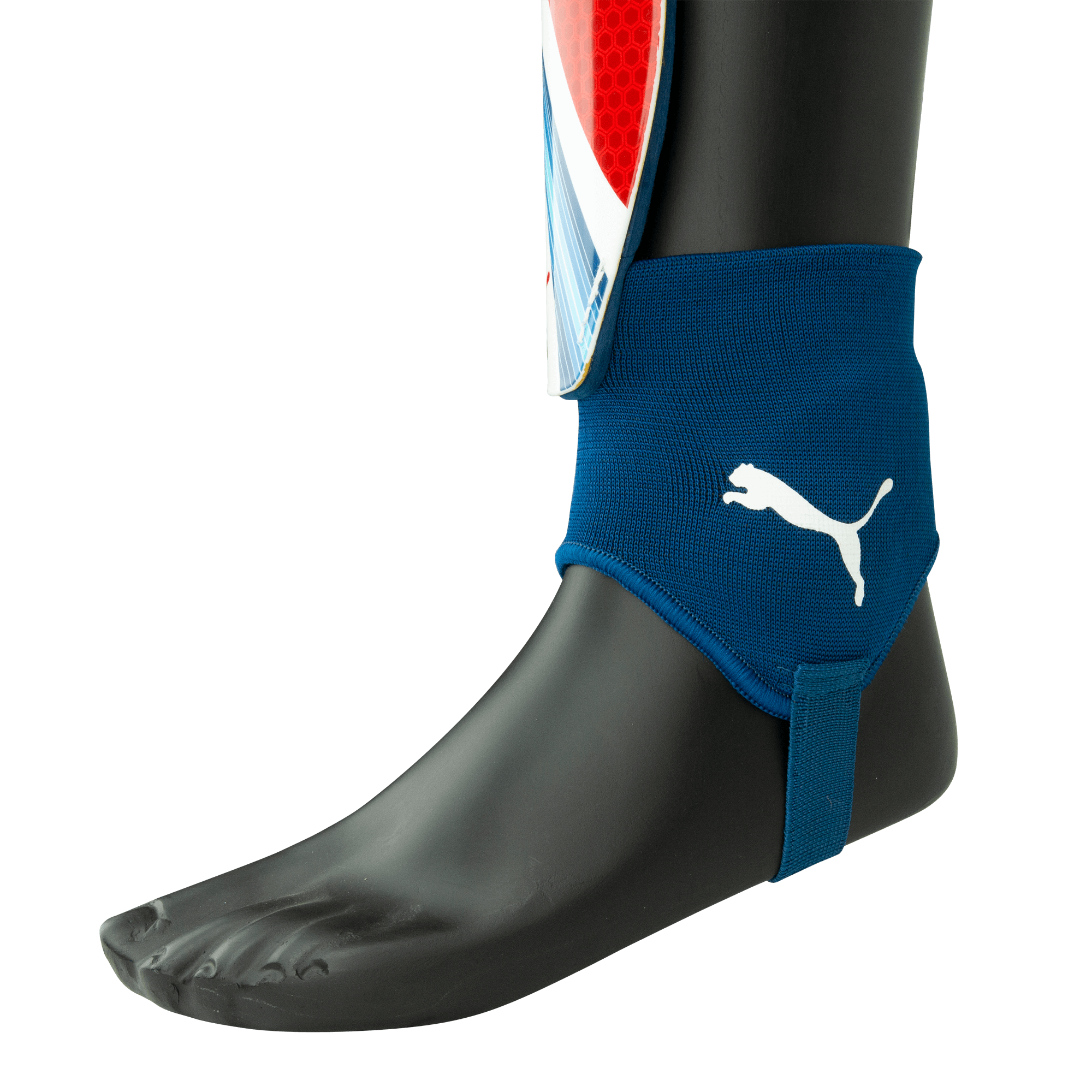 PUMA EvoSpeed 3 Shin Guards White/Ribbon Red - Image 2