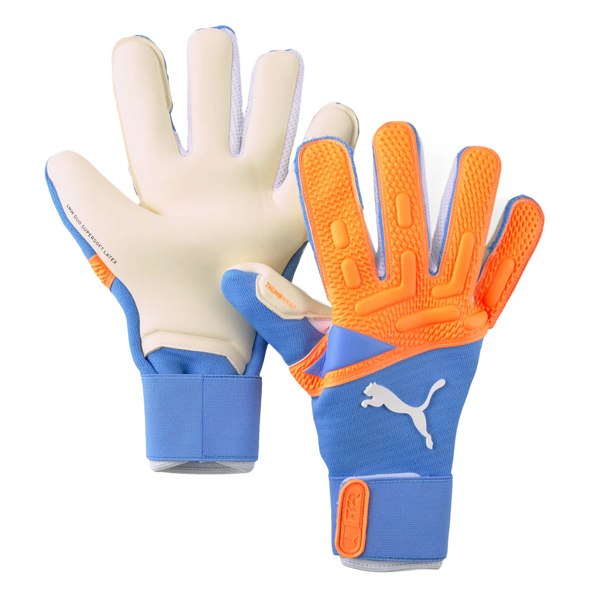 PUMA Future Pro Hybrid Goalkeeper Gloves Orange/Blue