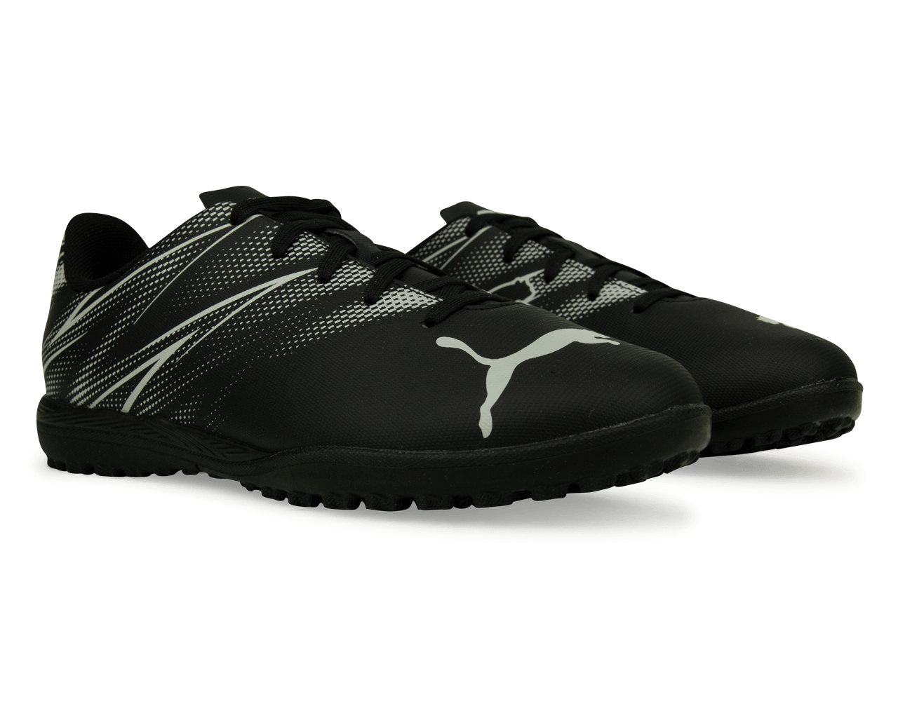 PUMA Kids AttaCanto TF Black/Silver - Image 3