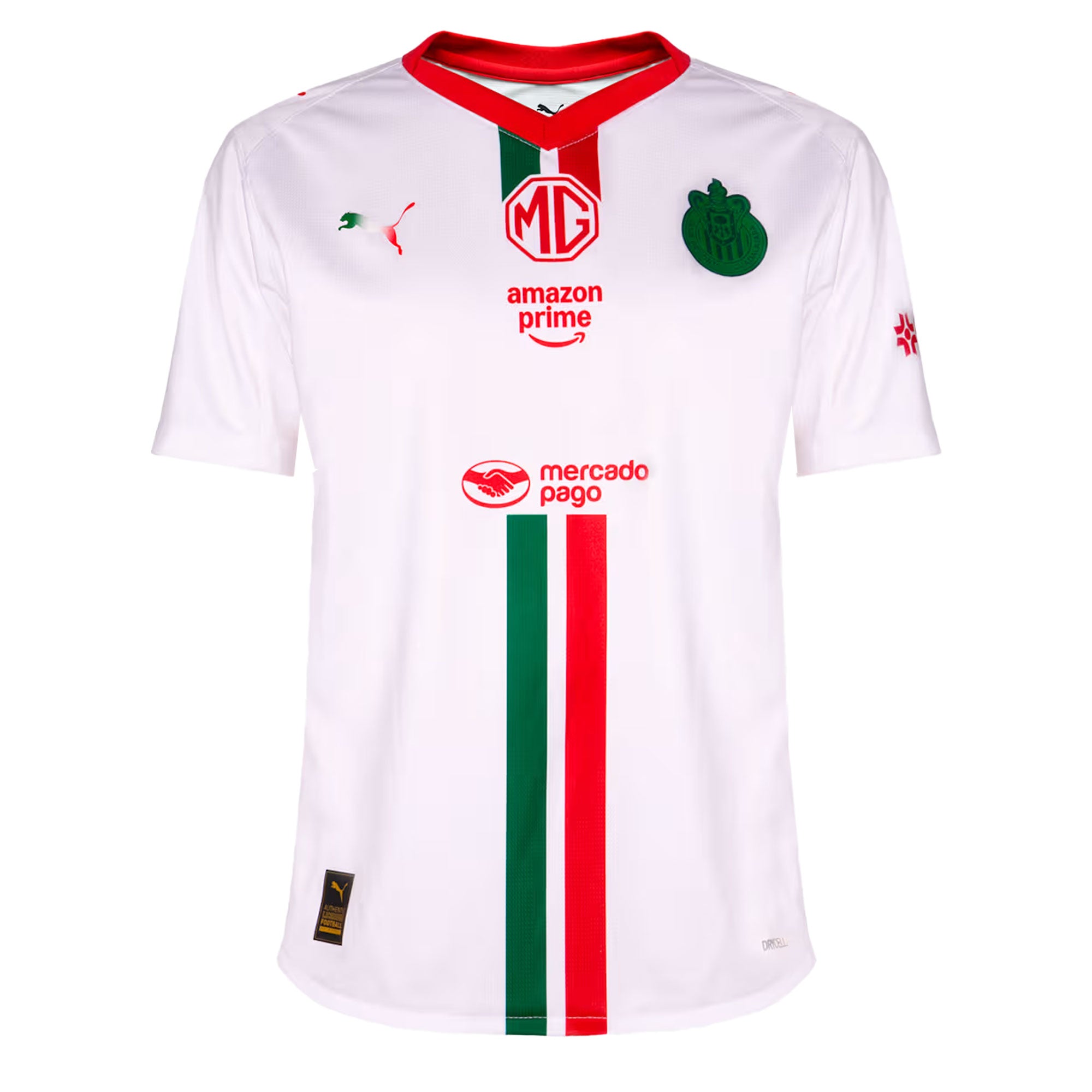 PUMA Kids Chivas De Guadalajara 2025/26 Away Jersey White/Red/Green