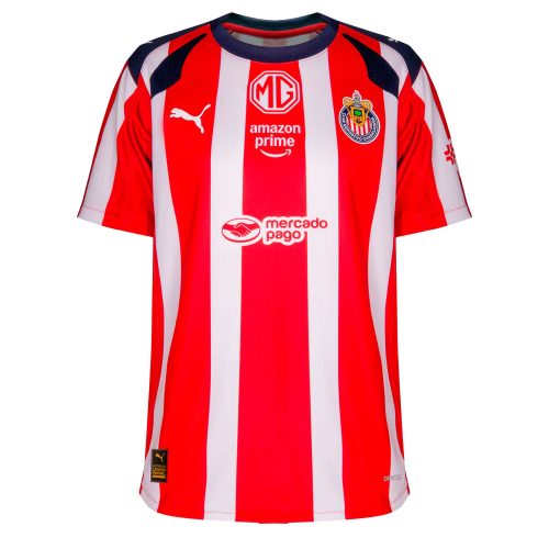 PUMA Kids Chivas De Guadalajara 2025/26 Home Jersey Red/White/Navy