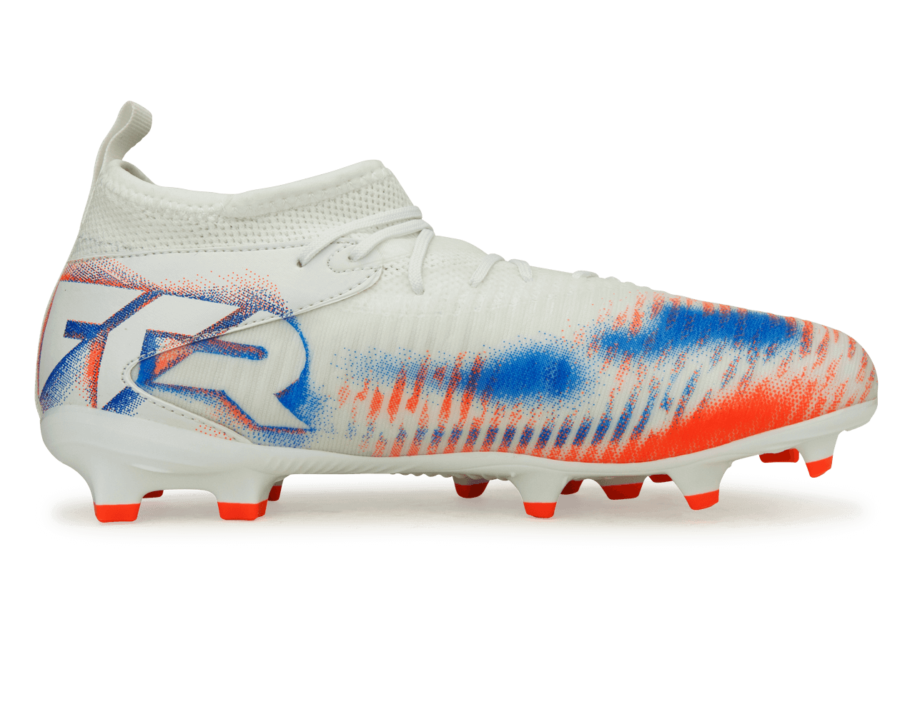 PUMA Kids Future 8 Match FG/AG White/Black/Glowing Red - Image 2