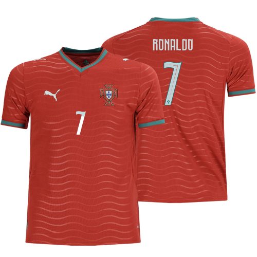 PUMA Kids Portugal World Cup 2026 Home Jersey w/ Ronaldo #7 Printing