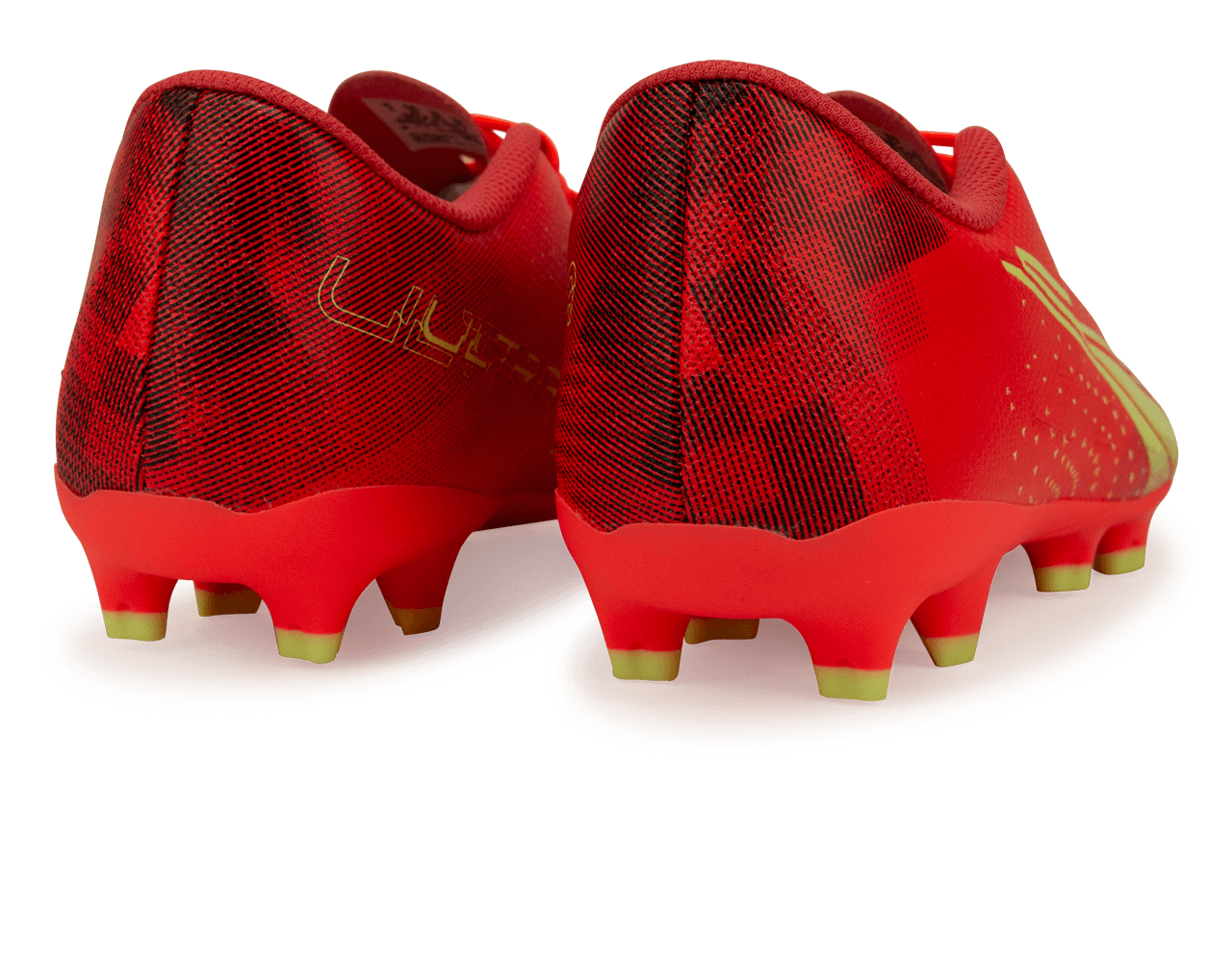 PUMA Kids Ultra FG/AG Coral/Black - Image 4