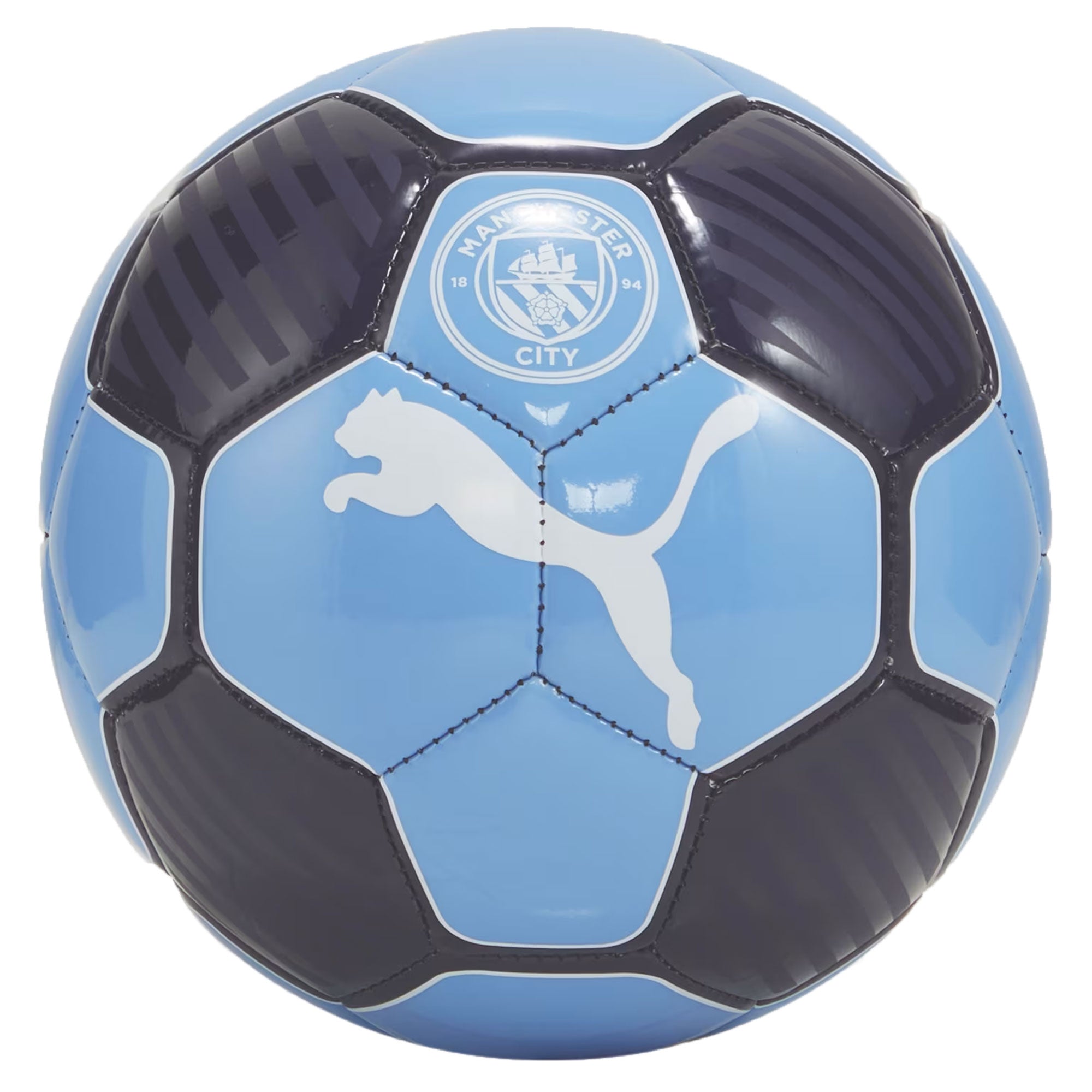 PUMA Manchester City Mini Ball Light Blue/Navy - Image 2