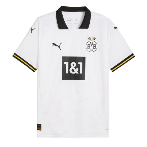 PUMA Men's Borussia Dortmund 2024/25 Third Jersey White/Black